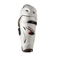 Bauer Vapor Flypro Junior Hockey Protective Equipment Shin Guard Front_Angled_Right
