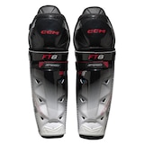 CCM JetSpeed FT8 Senior Shin Guards Front_Flat