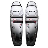 CCM JetSpeed FT8 Pro Senior Shin Guards Front_Flat