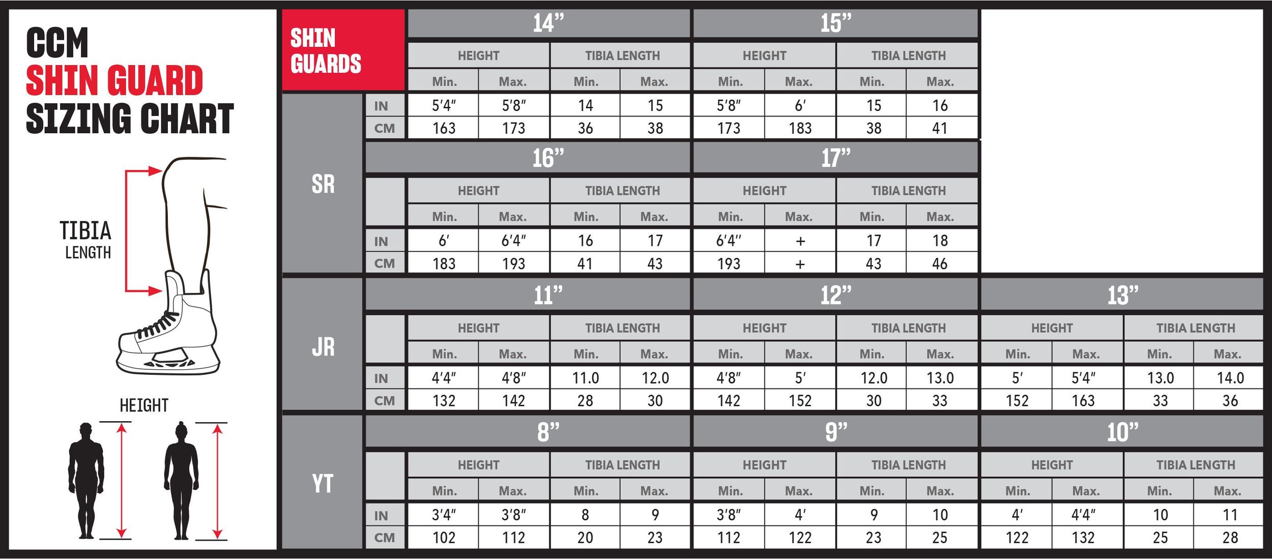 CCM JetSpeed FT8 Pro Senior Shin Guards