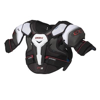 CCM JetSpeed FT8 Senior Shoulder Pads Front_Angled_Left