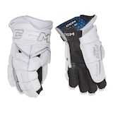 CCM JetSpeed FT8 Pro Junior White Hockey Gloves Composite_or_Mixed