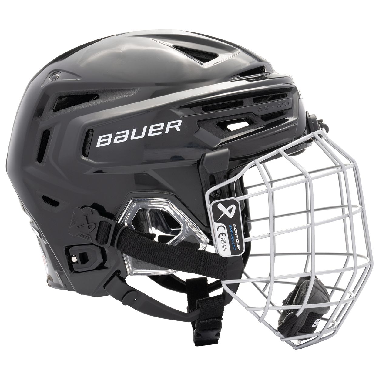 Youth Bauer RE-AKT 155 Hockey Helmet Combo