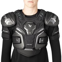 Bauer Supreme F50 Pro Intermediate Hockey Shoulder Pads Front_Flat
