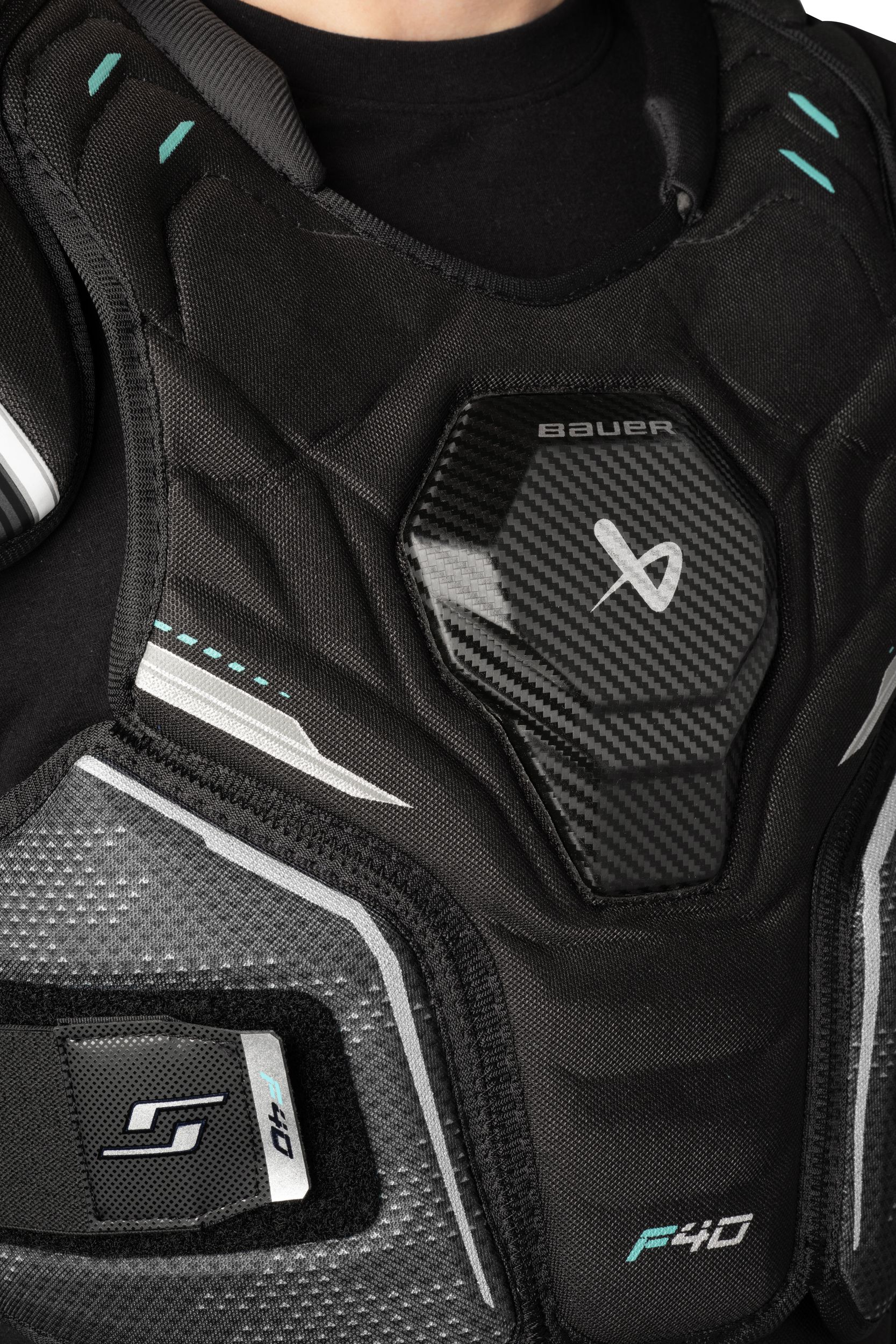 Bauer Supreme F40 Senior Hockey Shoulder Pads with Full Coverage