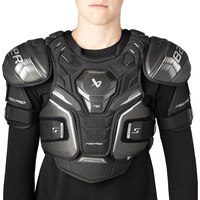Bauer Supreme F50 Pro Junior Hockey Shoulder Pads Front_Flat