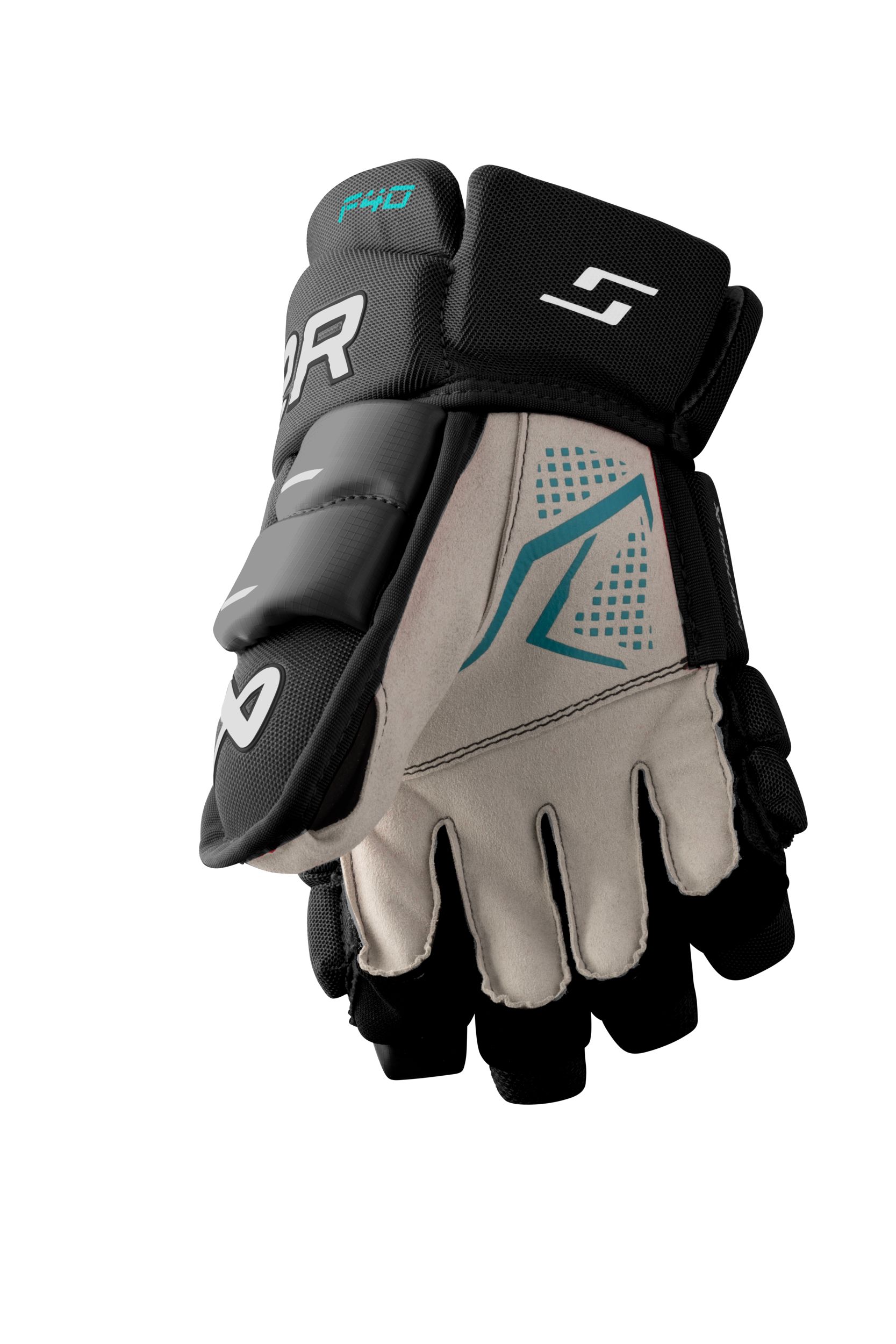 Bauer Supreme F40 Junior Hockey Gloves with Mid-Density Foam