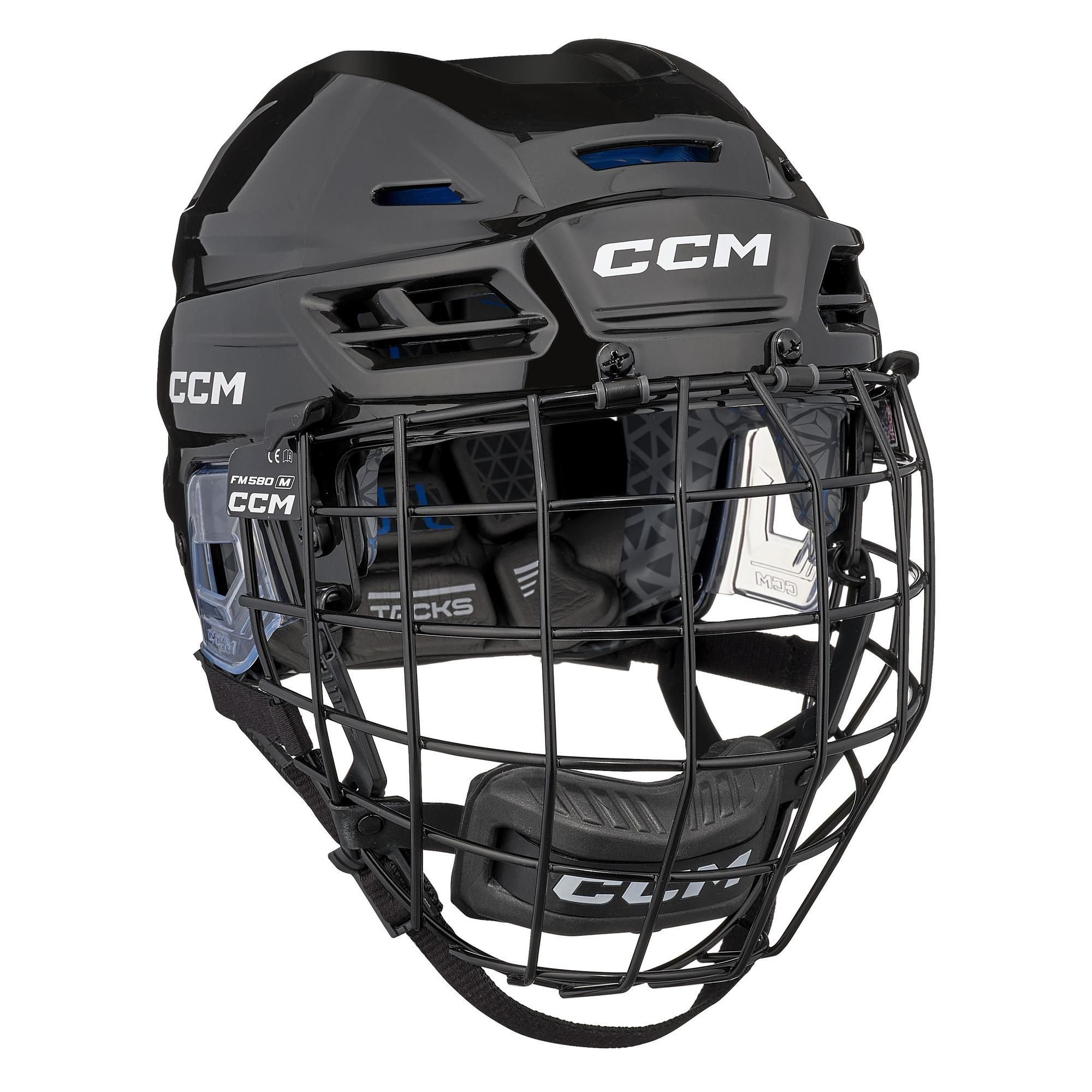 CCM Tacks 310 2026 Junior Hockey Helmet Combo