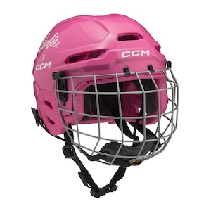 Youth CCM X Barbie Multi Sport Hockey Helmet Combo