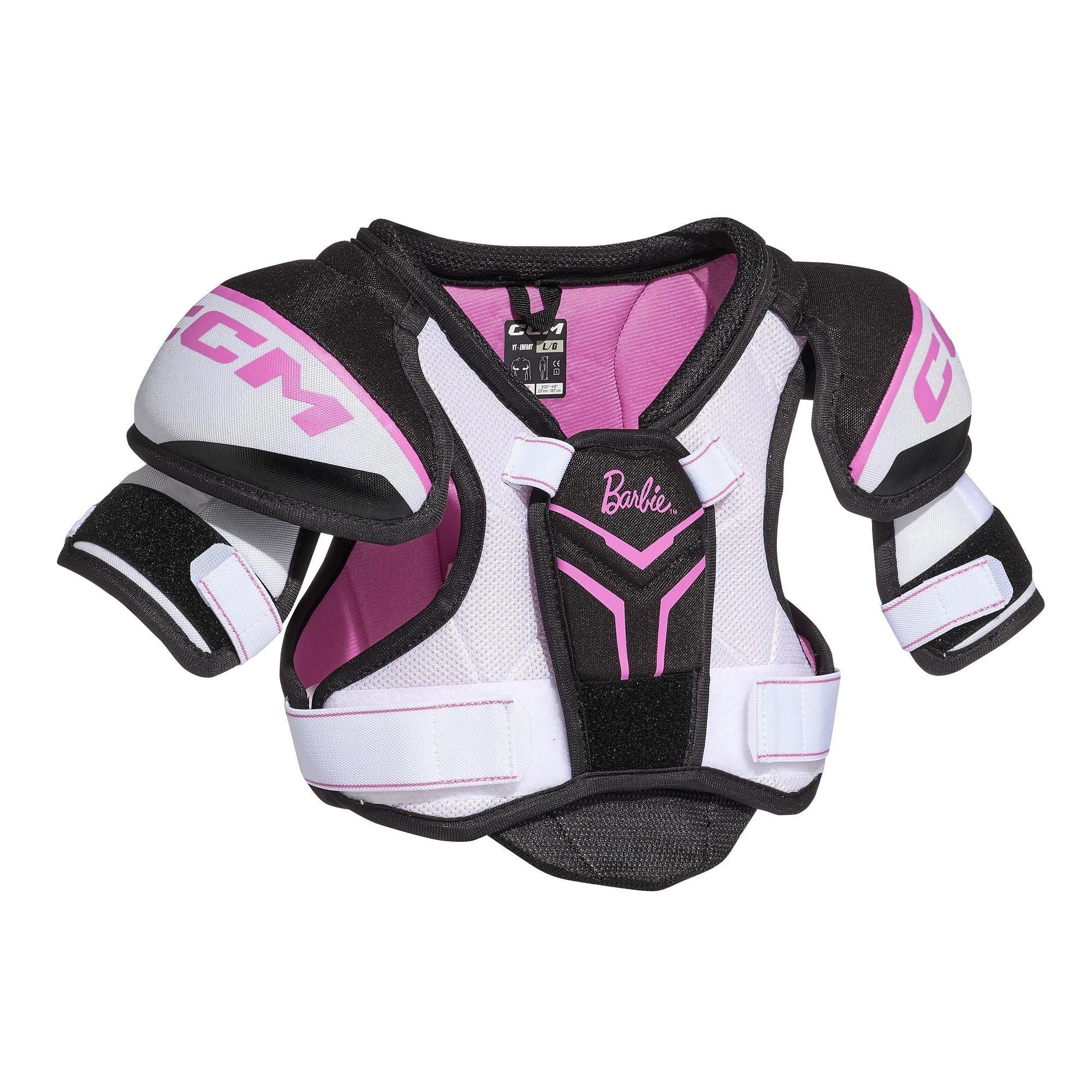 Youth CCM X Barbie Hockey Protective Kit