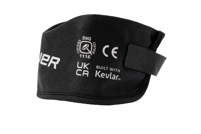 Bauer NG21 Prem Senior Neckguard Collar Front_Angled_Left