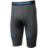 Sherwood Hat Trick Compression Senior Jock Shorts Front_Three_Fourths_Angled_Left