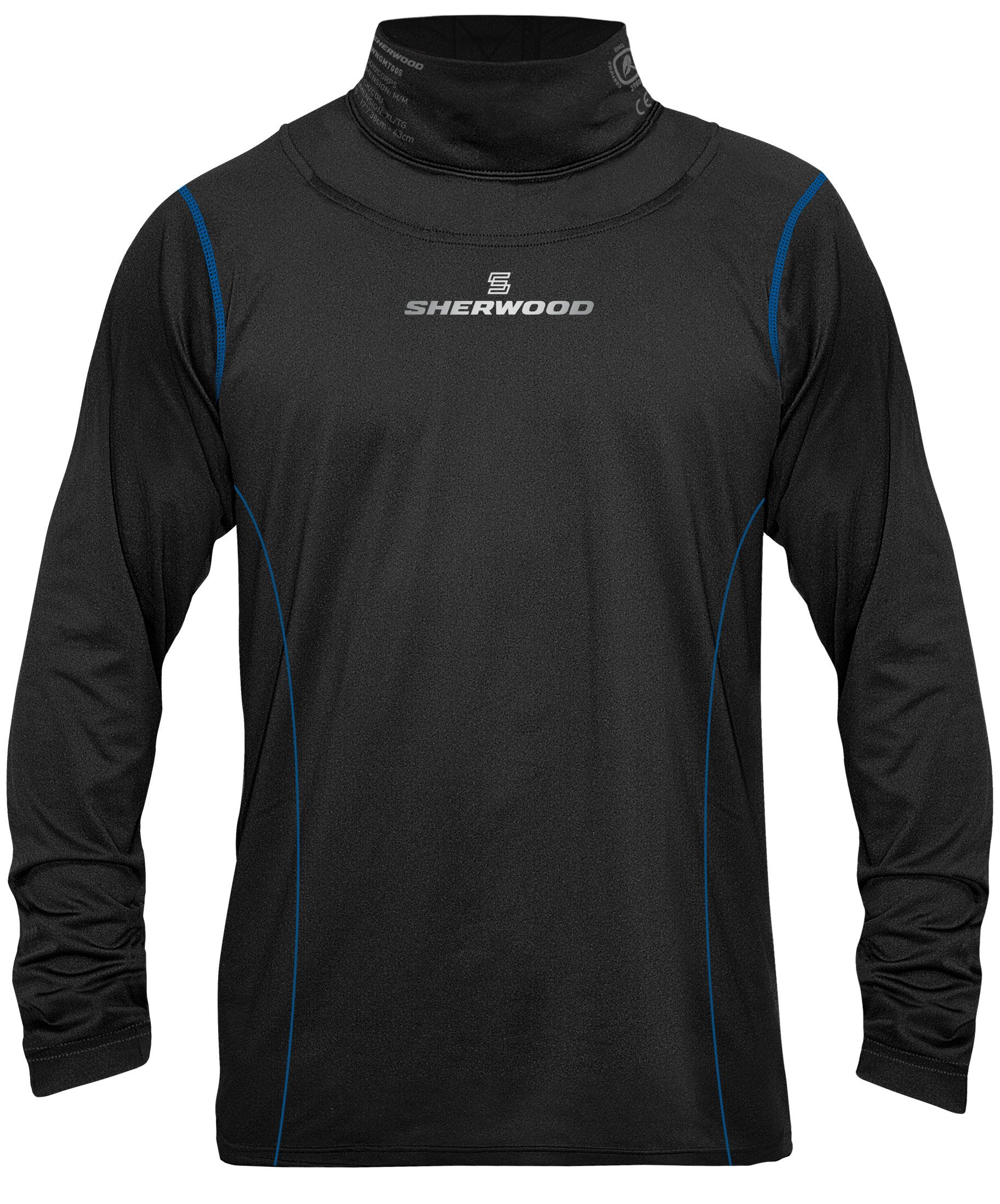 Sherwood Senior Hockey Neck Guard Long Sleeve Top