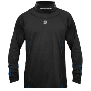 Sherwood Senior Hockey Neck Guard Long Sleeve Top