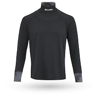 CCM Youth Long Sleeve Neck Guard with Cut Protection Front_Flat