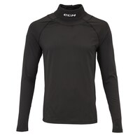 CCM Senior Long Sleeve Pro Neck Guard with Cut Protection Front_Flat