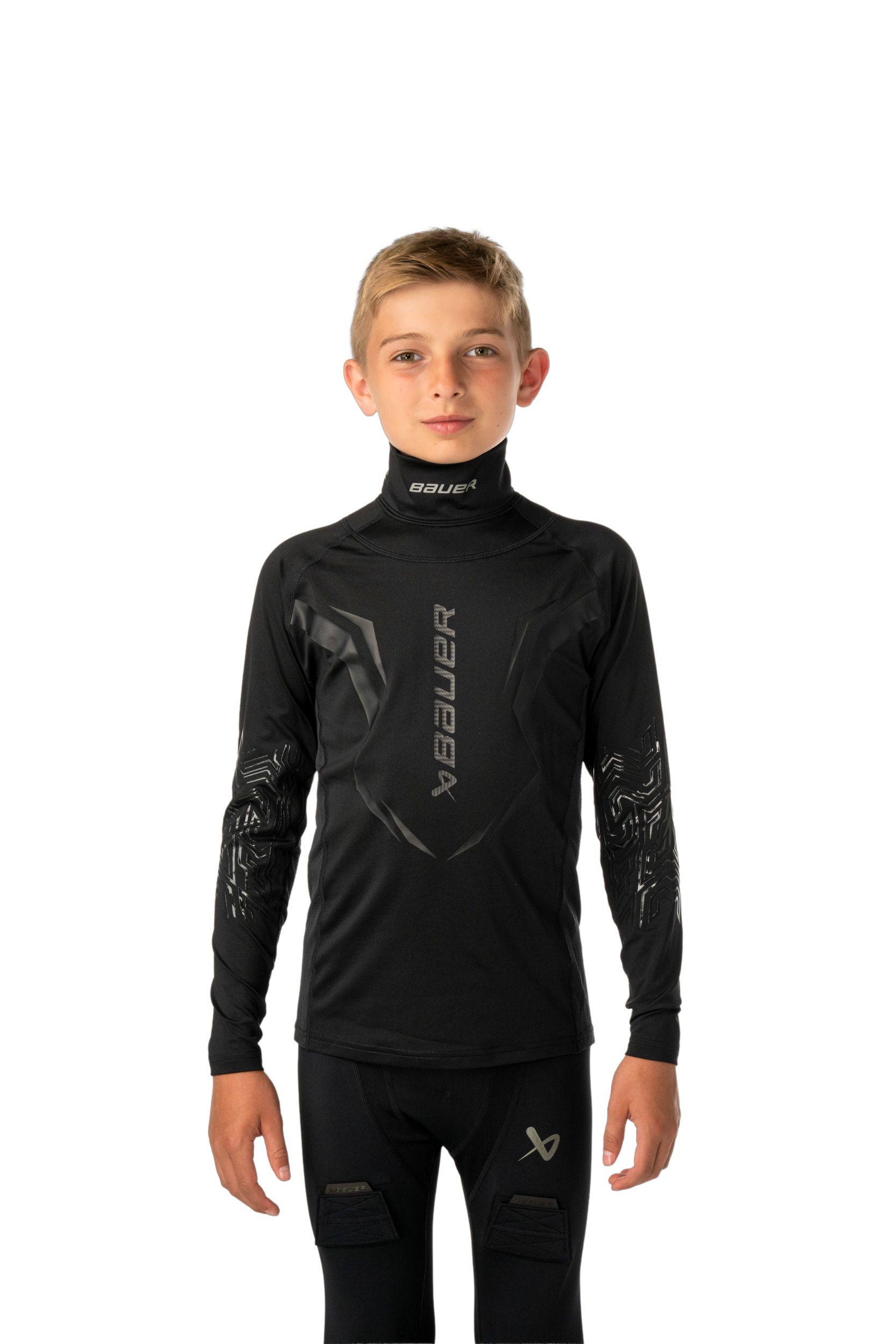 Bauer Bodyguard Youth Hockey Neck Protect Shirt
