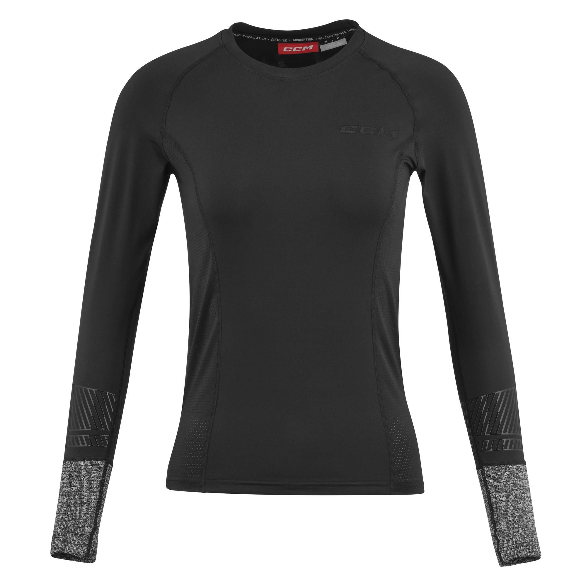 CCM Women's Wrist Protection Baselayer Long Sleeve Top