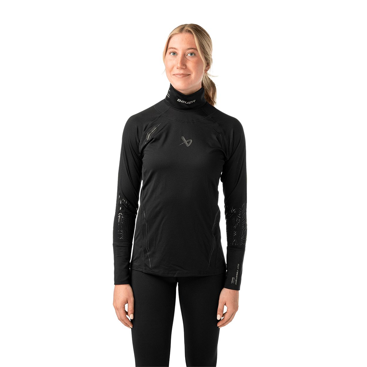Bauer BodyGuard NeckWrist Longsleeve Womens Neck Guard Shirt