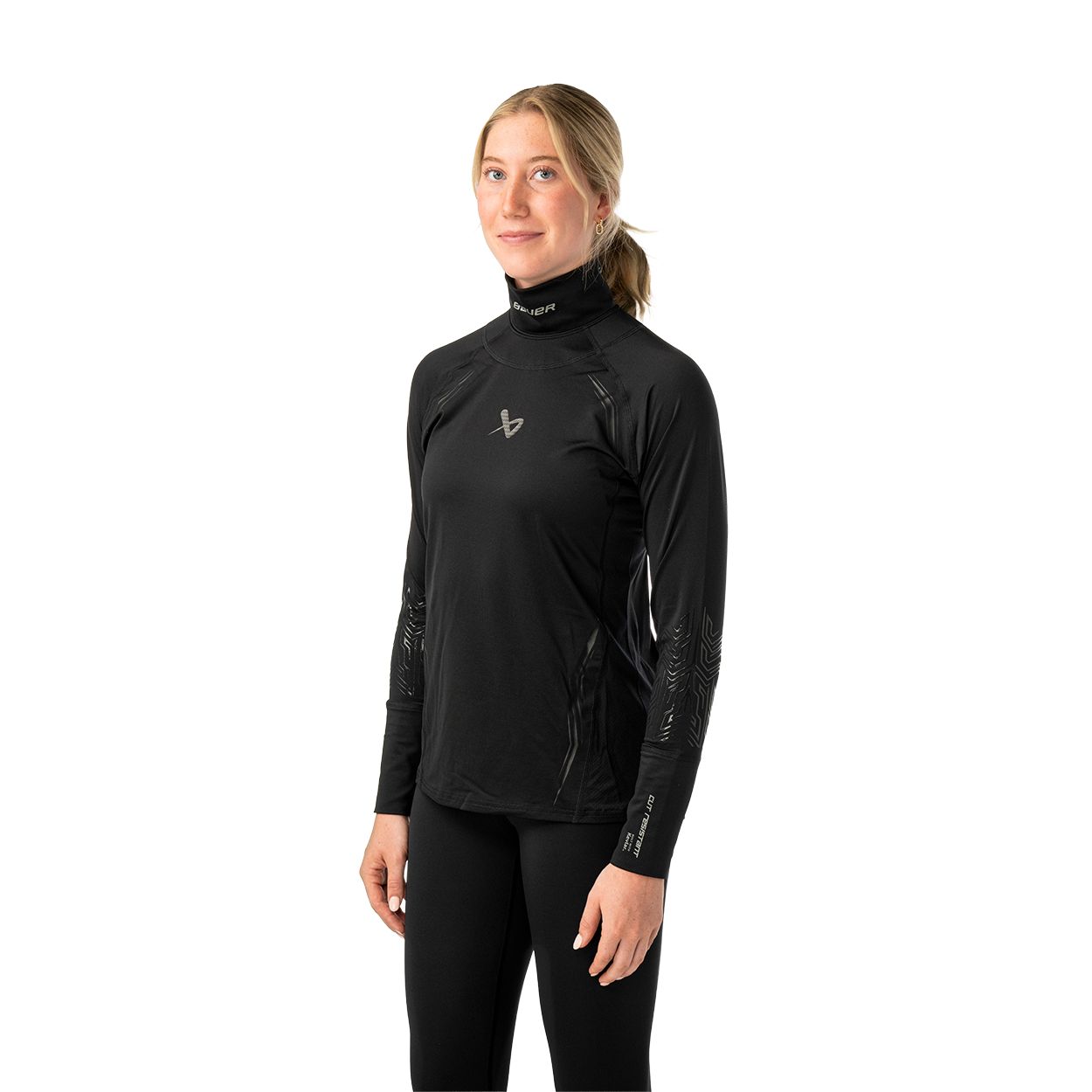 Bauer BodyGuard NeckWrist Longsleeve Womens Neck Guard Shirt