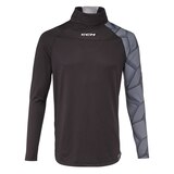CCM Senior Hockey Baselayer Long Sleeve Shirt Front_Flat