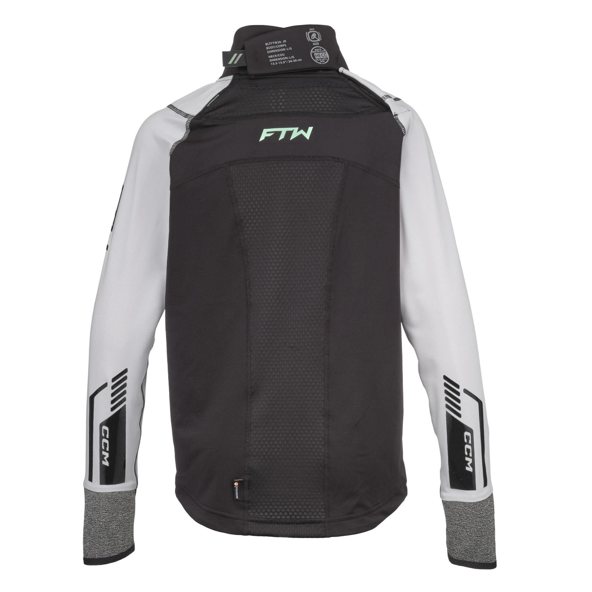 CCM FTW Cut Prot Junior Girls' Hockey Baselayer Long Sleeve Shirt