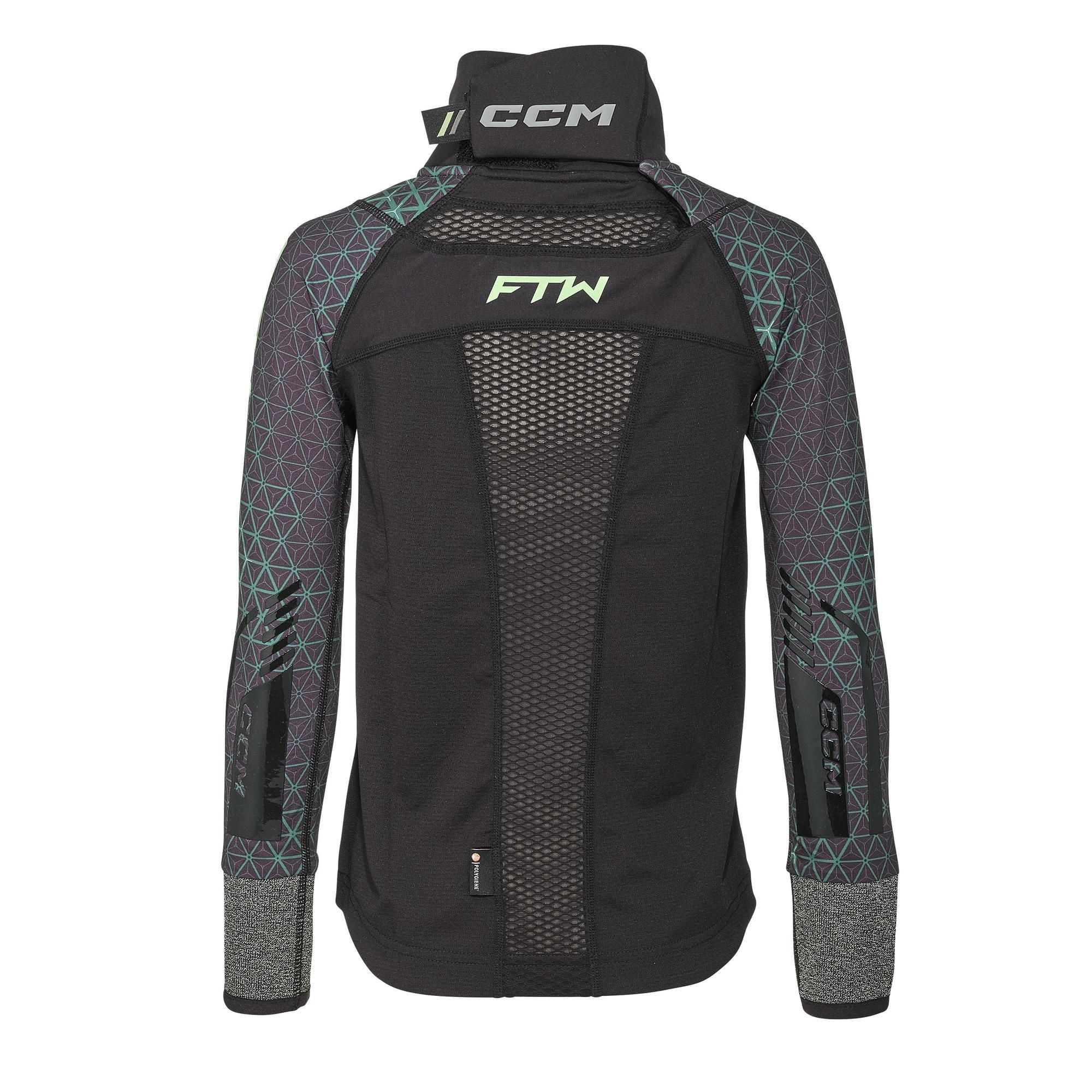 Youth CCM FTW Cut Prot Girls' Hockey Baselayer Long Sleeve Shirt