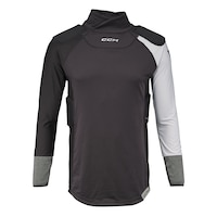 CCM Tacks Pro Cut Prot Senior Hockey Baselayer Long Sleeve Shirt Front_Flat