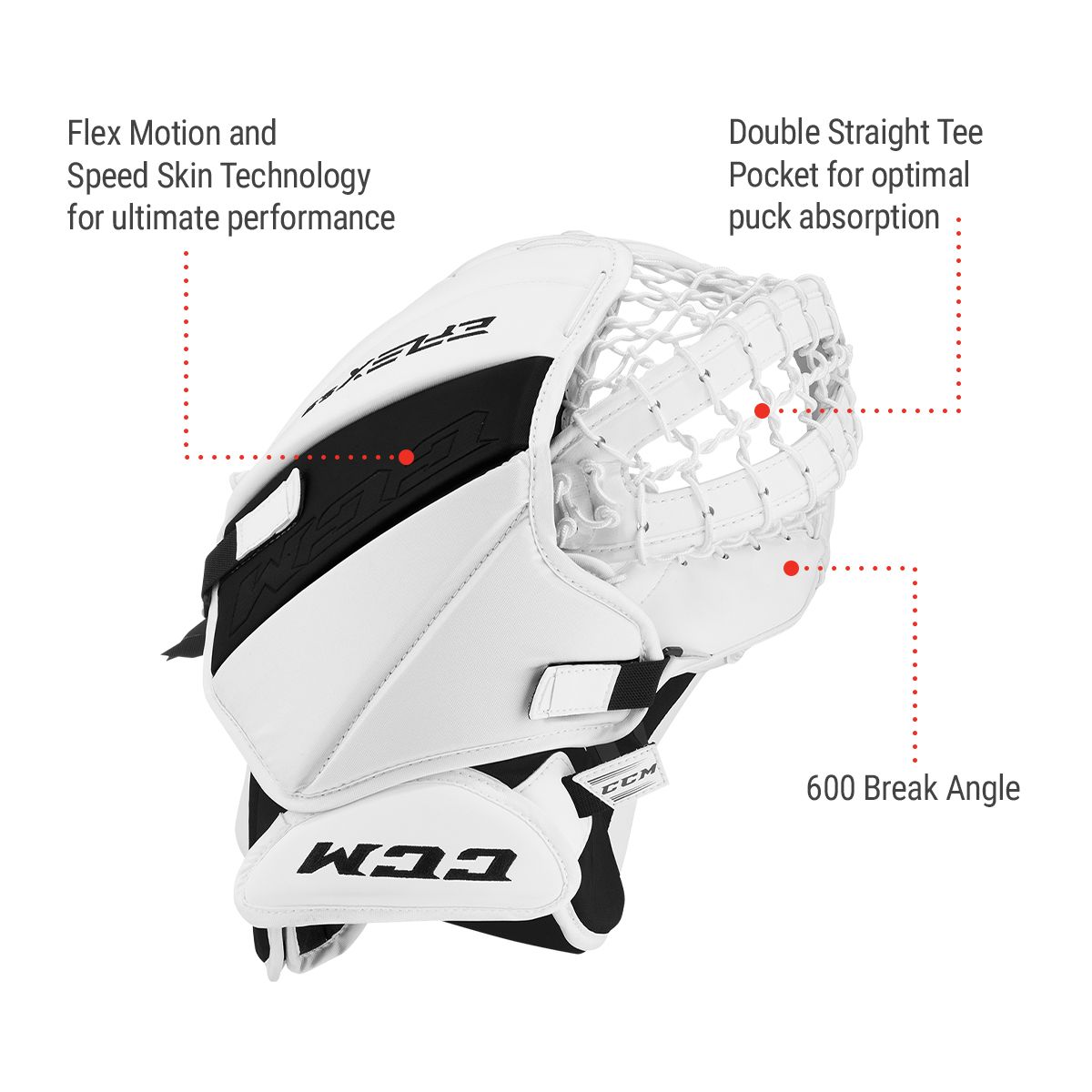 CCM EFLEX 5.9 Intermediate Hockey Goalie Gloves