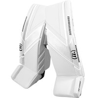 Warrior Ritual G6 E+ Senior Goalie Pads Front_Angled_Left