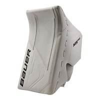 Bauer Supreme M5Pro Senior Blocker Front_Three_Fourths_Angled_Left