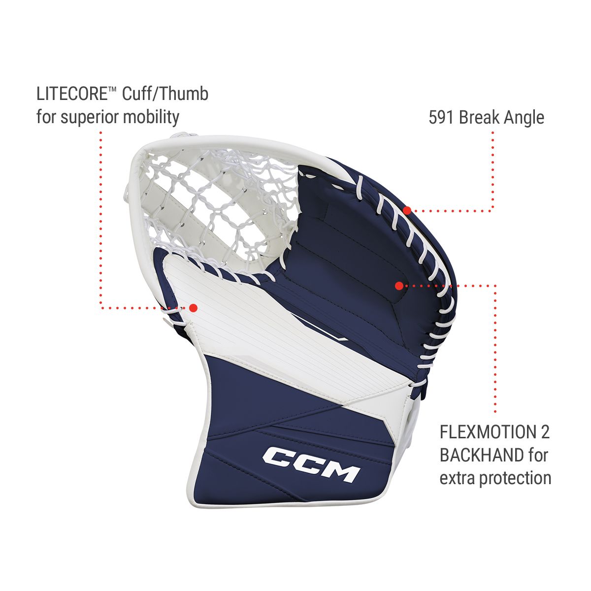 CCM Axis 2.5 Junior Catcher