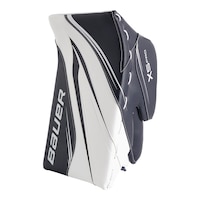 Bauer Vapor X5 Pro Senior Blocker Front_Three_Fourths_Angled_Left