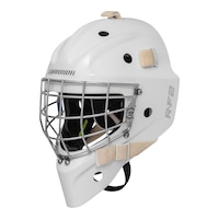 Warrior R/F2 E+ SQ Senior Goalie Mask Front_Three_Fourths_Angled_Left