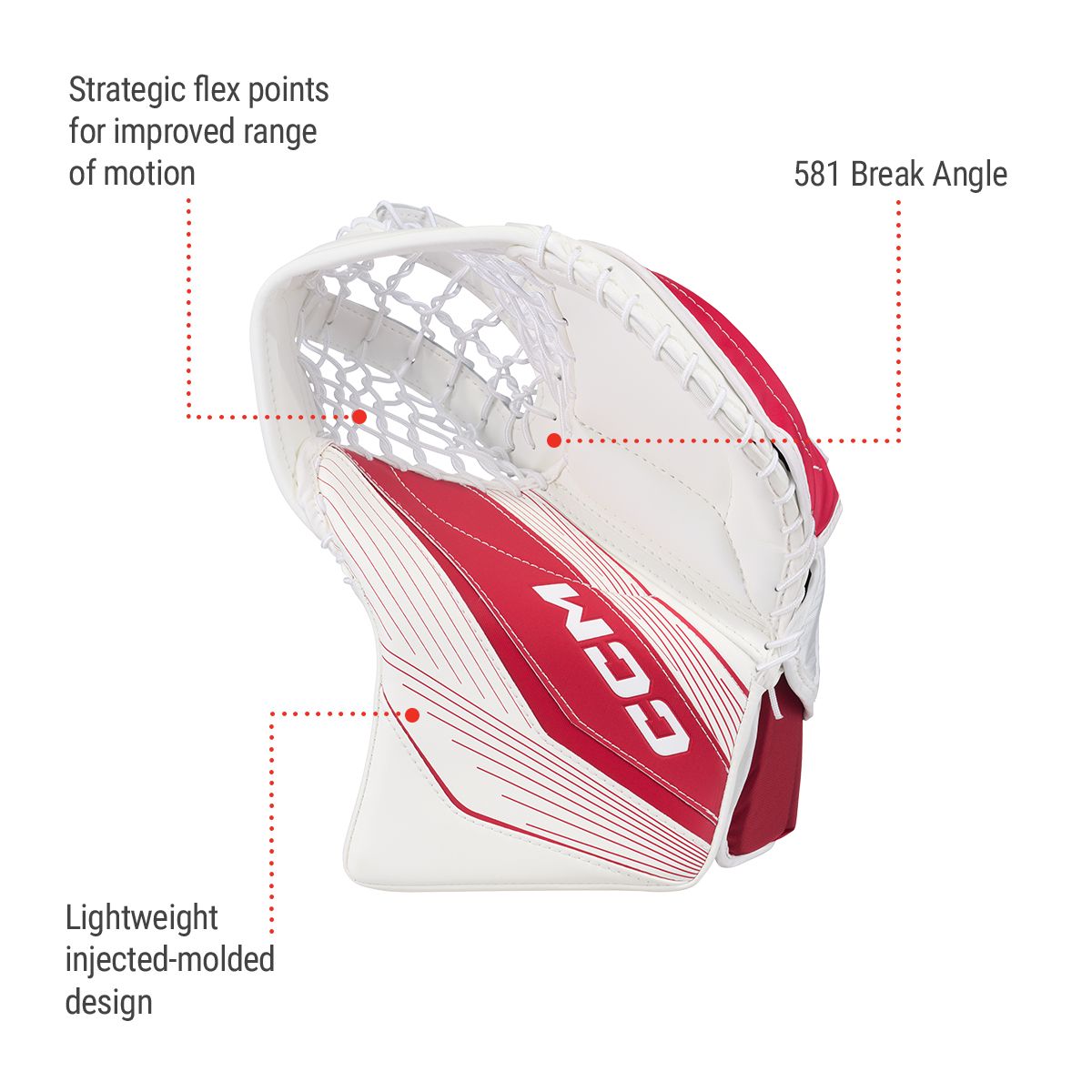 CCM EFLEX 6.9 Intermediate Goalie Catcher