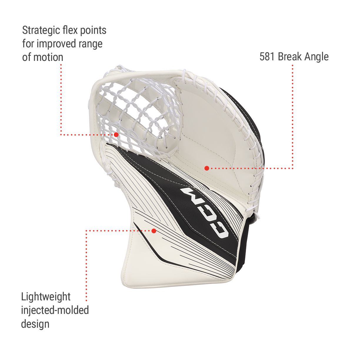 CCM EFLEX 6.9 Senior Goalie Catcher