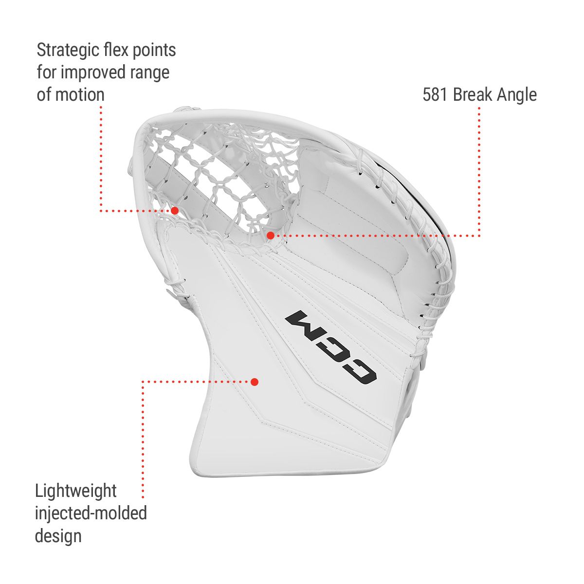 CCM EFlex 6 Senior Goalie Catcher