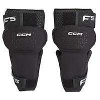 CCM F5 Intermediate Goalie Knee Pads Front_Flat