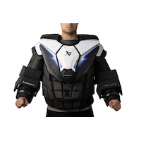 Bauer Vapor Flylite Intermediate Chest Protector Front_Flat
