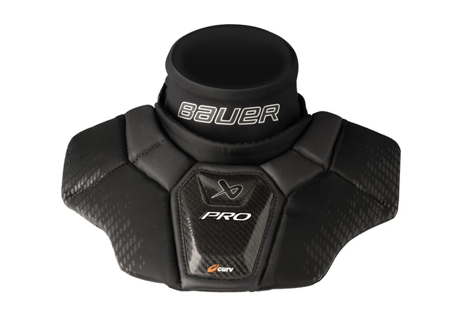 Bauer Pro Certified Senior Goalie Neck Guard Front_Flat