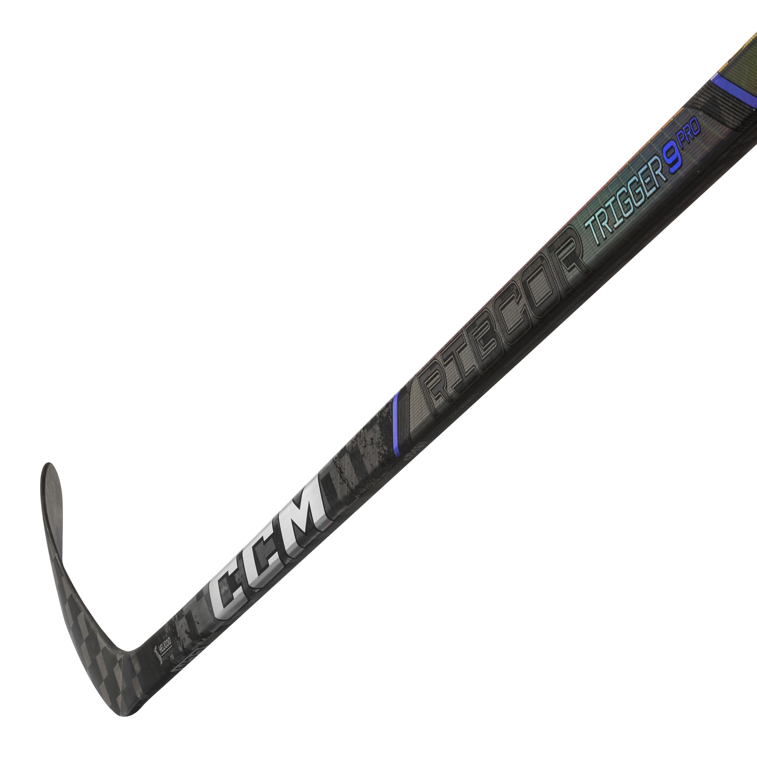 CCM Ribcor Trigger 6 Pro Grip Senior Hockey Stick, Carbon Fiber, Low Kick