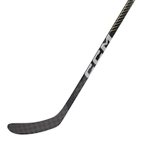 CCM Super Tacks AS-V Grip Senior Hockey Stick, Carbon Fiber, Mid Kick CloseUp