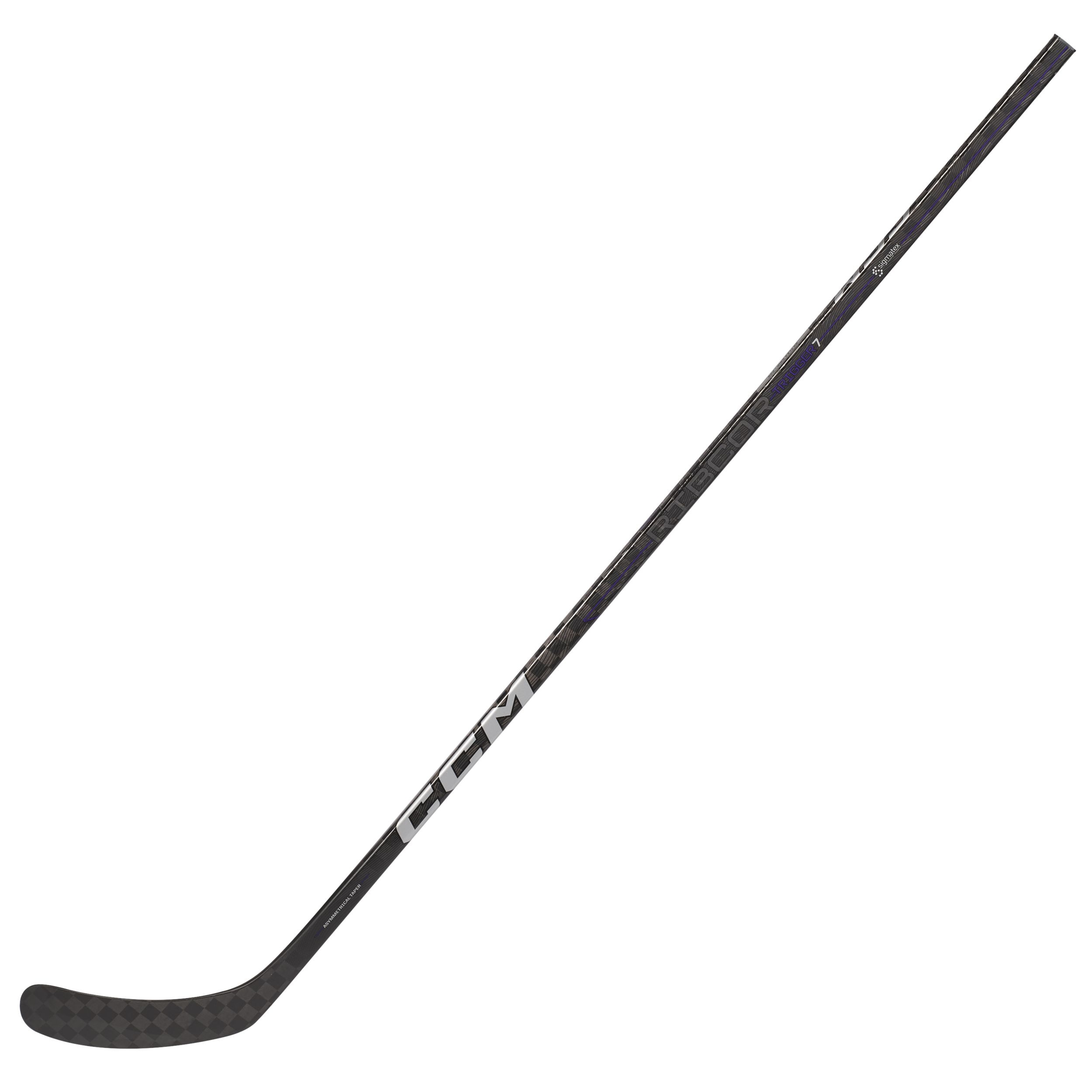 CCM Ribcor Trigger 7 Grip Senior Hockey Stick, Carbon Fiber, Low Kick