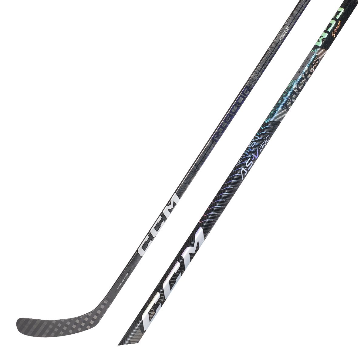 CCM Ribcor Team 7 Grip Senior Hockey Stick, Carbon Fiber, Low Kick