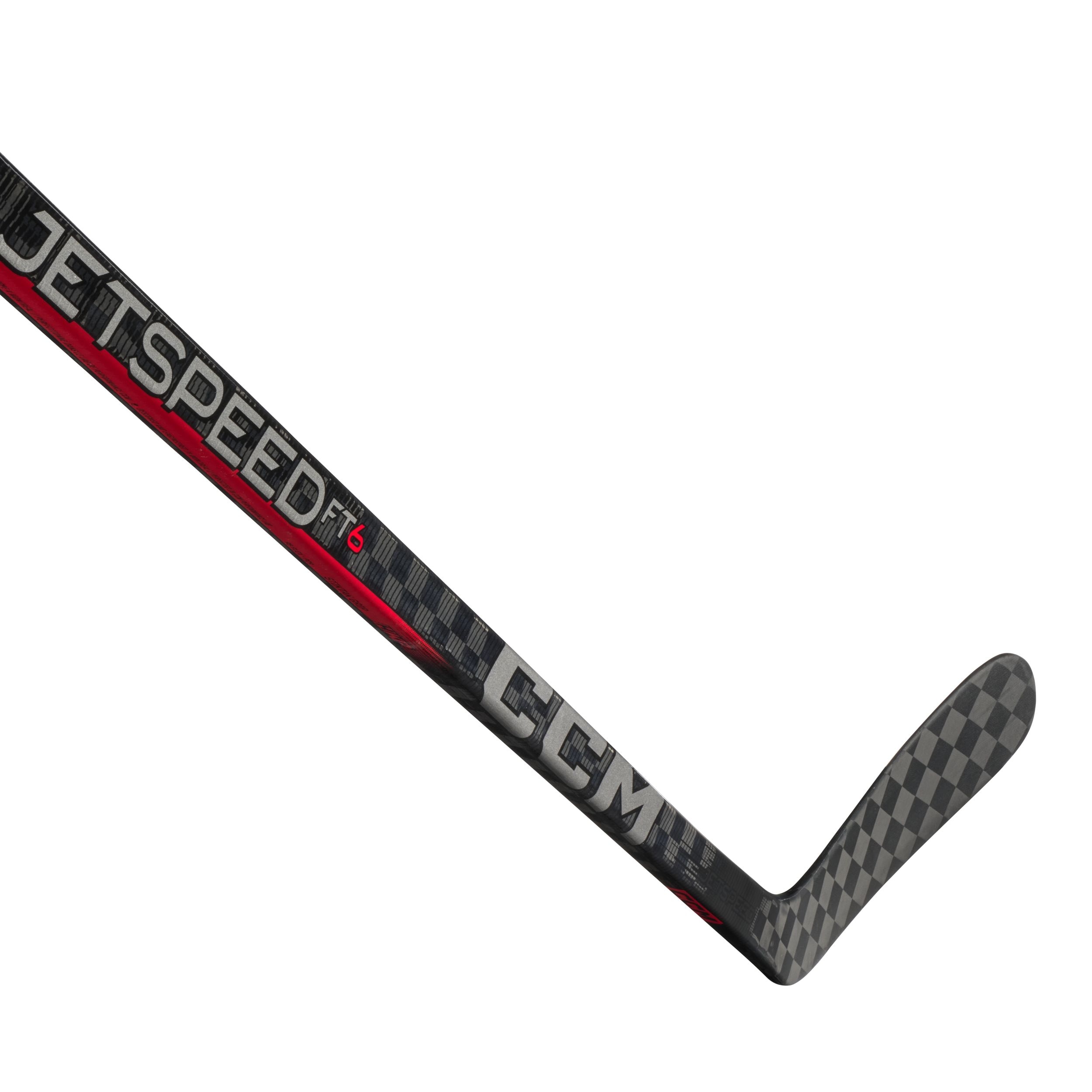 CCM Jetspeed FT6 Grip Senior Hockey Stick, Carbon Fiber, Hybrid Kick