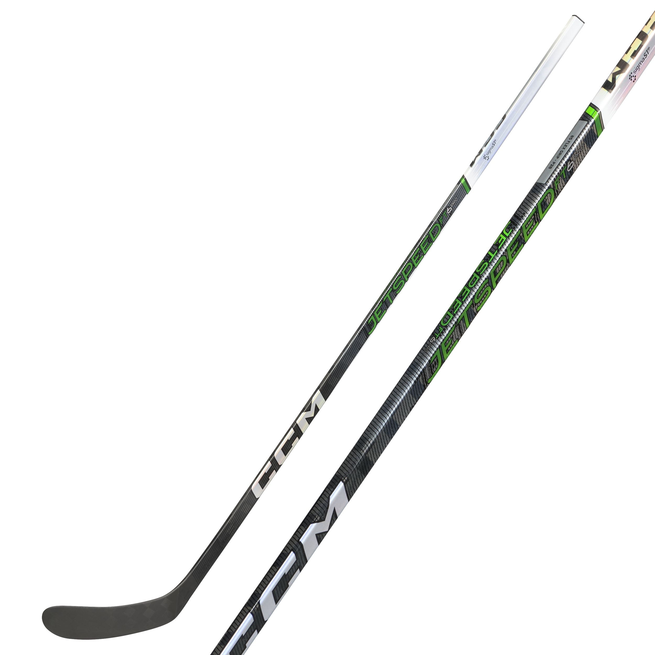 CCM Jetspeed Ft6 Pro Green Grip Senior Hockey Stick