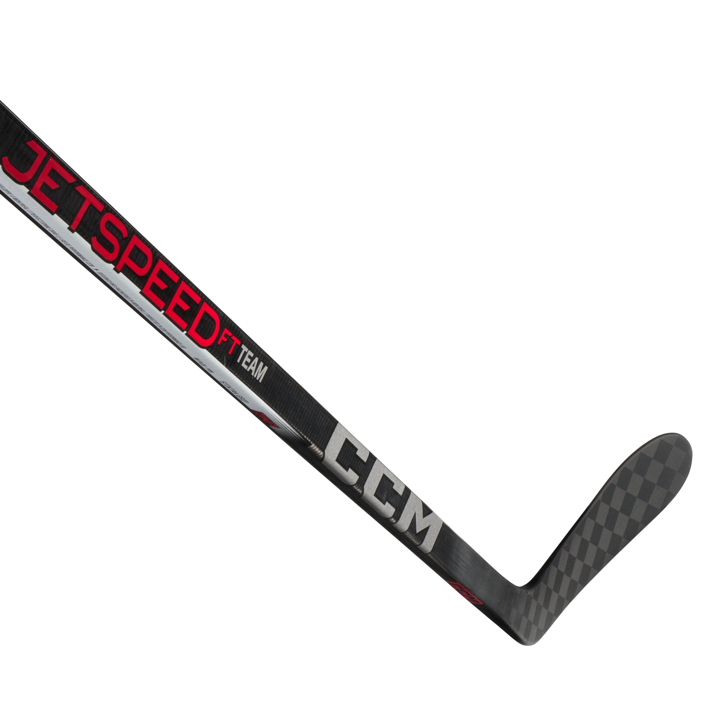 CCM JetSpeed FT6 Team Grip Senior Hockey Stick, Carbon Fiber, Hybrid Kick