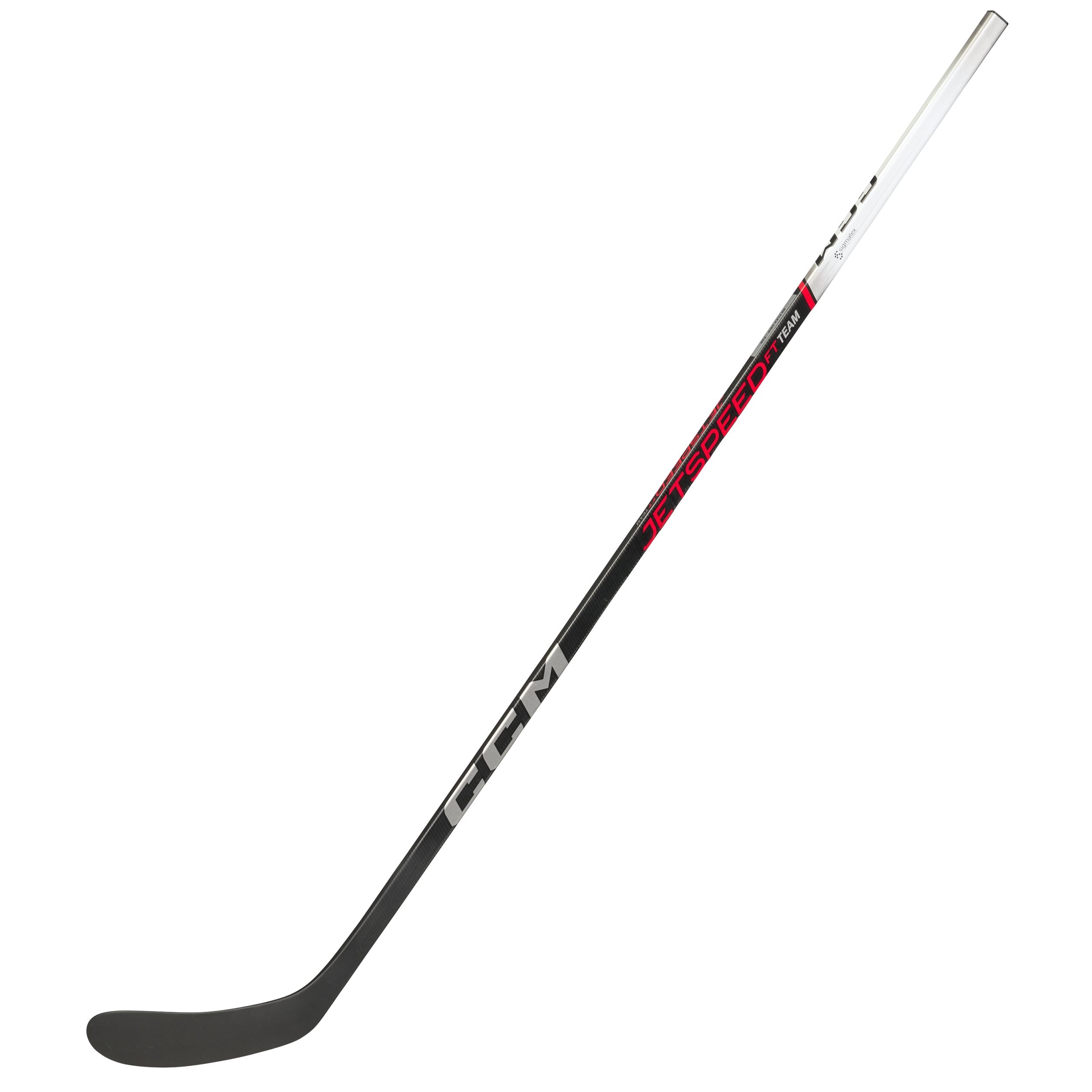 CCM JetSpeed FT6 Team Grip Senior Hockey Stick, Carbon Fiber, Hybrid Kick