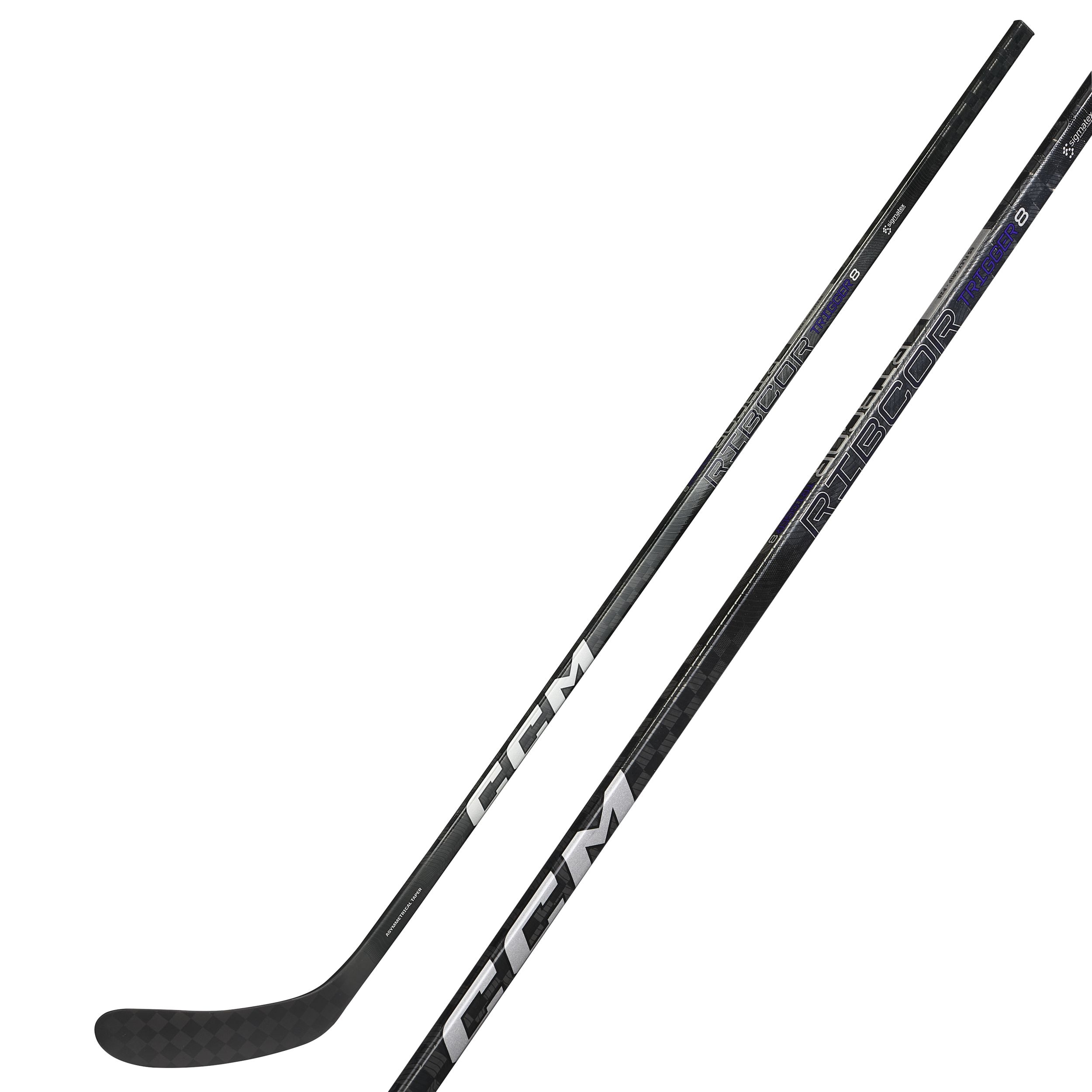 CCM Ribcor Trigger 8 Senior Hockey Stick, Carbon Fiber, Low Kick