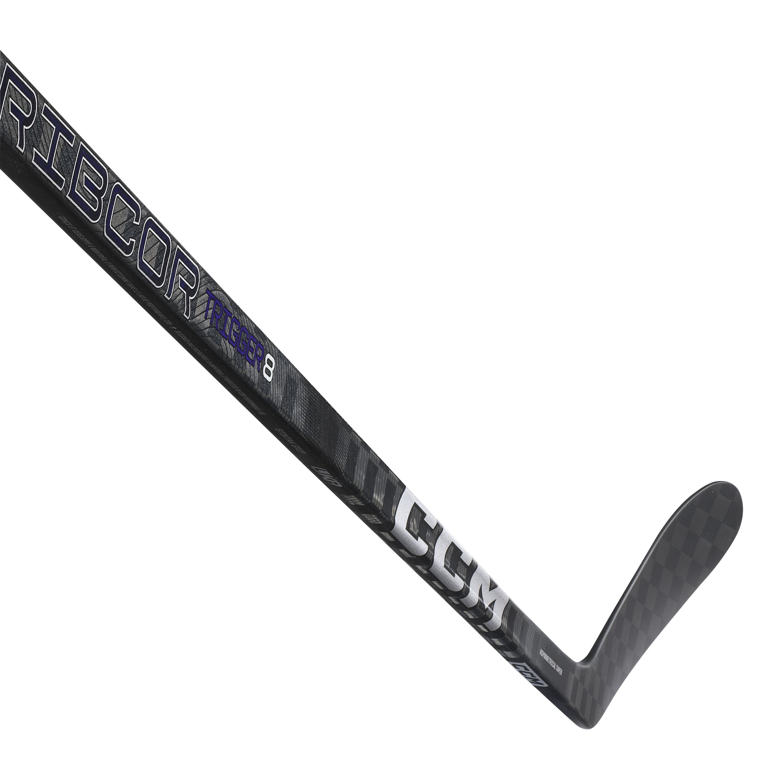CCM Ribcor Trigger 8 Senior Hockey Stick, Carbon Fiber, Low Kick